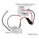 Ver imagem 4 de Mini Spot de embutir Elysa 1w bivolt Móvel Sala de Tv Closet - BRANCA