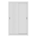 Ver imagem 3 de Guarda Roupa Solteiro 2 Portas Darvi 2 Gavetas Carraro Ripado Branco