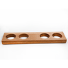 Régua de Degustação para Cerveja Artesanal - 4 Furos - (Ref 025-B) Hobby Wood - 1