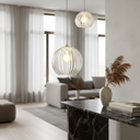 Ver imagem 5 de Lustre Big Cnidário Ac. Cristal para Pé Direito Alto