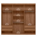 Ver imagem 5 de Guarda Roupa Casal 6 Portas Ripado Buriti Santos Andira Jatoba