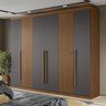 Guarda Roupa Casal 6 Portas Ripado Buriti Santos Andira Jatoba - 1