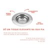 Kit 6 Ralinhos Ralo Pia Cozinha Tanques Inox Peneira 11,5cm - 3