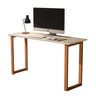 Mesa de Estudo Office 1.20cm - Pés em Madeira Maciça C/ Pintura Anti Umidade - Tampo 15mm C/ Fita de - 2