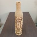 Ver imagem 4 de Vaso Fibra Decorativo Enfeite Casa 71x15x15cm Natural