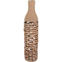 Ver imagem 1 de Vaso Fibra Decorativo Enfeite Casa 71x15x15cm Natural