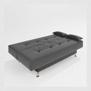 Ver imagem 4 de sofá cama 1,80m França Suede Cinza Adonai Estofados