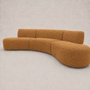 Ver imagem 3 de Sofa Curvo Virginia 3 Modulos Boucle Moscow Design Orgânico