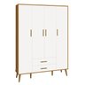 Guarda-Roupa Retrô 4 Portas Isis MóveisAqui - 1