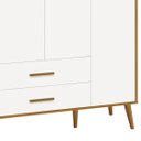 Ver imagem 4 de Guarda-Roupa Retrô 4 Portas Isis MóveisAqui