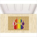 Ver imagem 1 de TAPETE CAPACHO PARA LGBT, COR BEGE MEDIDA PORTA PARA SALA QUARTO COZINHA.