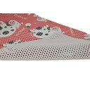 Ver imagem 6 de Tapete Passadeira Emborrachada Pvc Antiderrapante 0,43x3,00m Vaquinha Vermelha