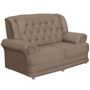 Ver imagem 2 de Sofá 1,50m 2 Lugares Suede Filadélfia Marrom Castor