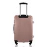 Mala de Viagem Média 23kg Despachada Rígida Rodas 360º Cadeado de Segredo Gladiador A2m:rose Gold - 4