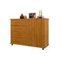 Ver imagem 2 de Cômoda 2 Portas e 4 Gavetas Ripado Lady