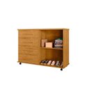 Ver imagem 4 de Cômoda 2 Portas e 4 Gavetas Ripado Lady