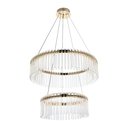 Ver imagem 4 de Lustre Pendente Nordecor Gouli 2891 Ouro Brilho Led Bivolt