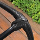 Ver imagem 4 de Kit 1 Espreguiçadeiras Catar Preto + Mesa P/ Jardim e Piscina