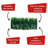 Festao de Natal 2m X 9cm 6 Fitas Opaco Verde | Jlt30:verde - 3