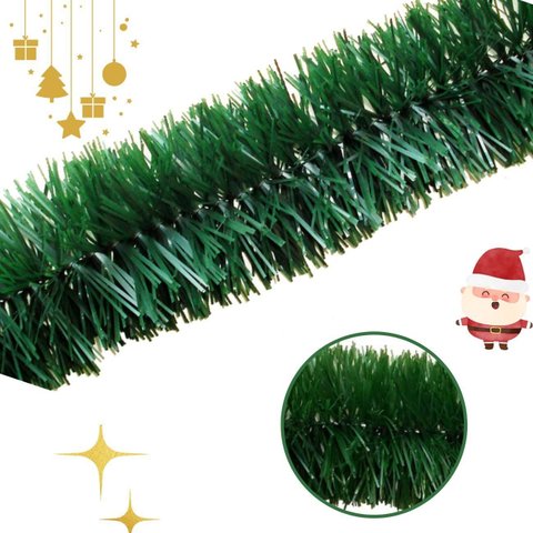 Festao de Natal 2m x 9cm 6 Fitas Opaco Verde | JLT30:Verde