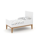 Ver imagem 2 de Berço Americano Unique Matic Laqueado Branco Soft | Eco Wood