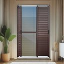 Ver imagem 2 de Porta Correr Venez. 3F.Móv.210x150 Elite c/Fechad.Tetra V.Ref.Mix Corten Brimak