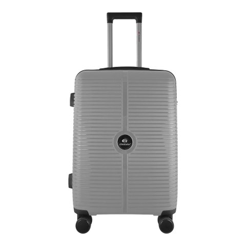 Mala Média 23kg em Polipropileno Rodas 360º Gladiador Horizon P4m:cinza