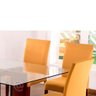Capas Para Cadeiras De Jantar 08 Peças Em Malha Gel Lisa - Mostarda - 4