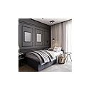Ver imagem 5 de Boiserie Rodameio Eva Autocolante 2,3cm Flex 10 Metros Preto