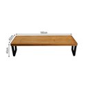 Ver imagem 6 de Conjunto Mesa Industrial Lanna 1,80m Ferragem Preta com 2 Bancos Industrial Lanna Preto