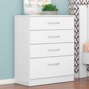 Ver imagem 1 de Cômoda 4 Gavetas Astral - Branco