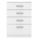 Ver imagem 3 de Cômoda 4 Gavetas Astral - Branco