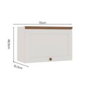Ver imagem 3 de Aéreo Basculante para Cozinha 70cm Provençal Americano 100% MDF Iluminata Branco