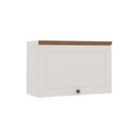 Ver imagem 2 de Aéreo Basculante para Cozinha 70cm Provençal Americano 100% MDF Iluminata Branco