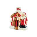 Ver imagem 1 de Casa do Papai Noel C/ Led 15,5x16cm em Cerâmica Fartex