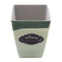 Ver imagem 3 de Kit 8 Mini Vasos de Planta Cachepot Estampados Decorados 16cm