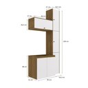 Ver imagem 2 de Conjunto para Banheiro Kappesberg Celeste 5 Peças Nogueira/branco 116,5cm