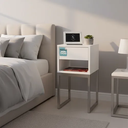 Ver imagem 4 de Zero Montagem! Mesa de Cabeceira 30cm Mdf com Nicho