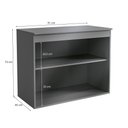 Ver imagem 5 de Armário Baixo Kappesberg 2 Portas Office Platinum 91cm