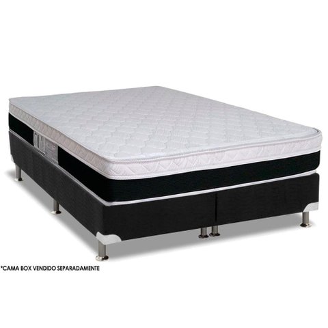 Colchão Queen Luckspuma Molas Ensacadas MasterPocket Roma Euro Pillow (158x198x24) - 