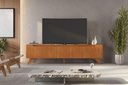 Ver imagem 1 de Rack Atenas para TV até 75 pol. 220 cm Naturalle - Mavaular