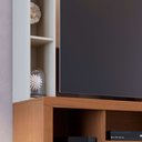 Ver imagem 2 de Estante Painel para TV 50 pol 136cm Efraim C04 Freijó Off White Matte - Lyam Decor