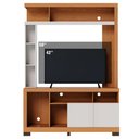 Ver imagem 7 de Estante Painel para TV 50 pol 136cm Efraim C04 Freijó Off White Matte - Lyam Decor