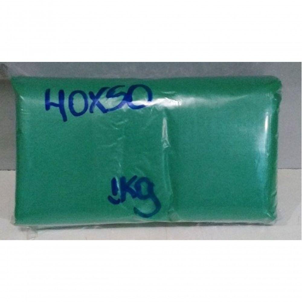 Sacola Reciclada 40 X 50 Verde Pacote com 5 Kg - 3