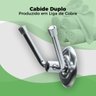 Cabide Duplo 2 Ganchos Em Metal Gancho Fixo Parede - 4