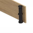 Ver imagem 3 de Kit Rodapés para Balcão de Cozinha 190cm Veneza com Pés Multimóveis MP2143 Madeirado