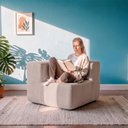 Ver imagem 3 de Sofá Modular de Canto 1 Lugar 86cm Sync Kappesberg Boucle Névoa
