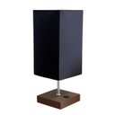 Ver imagem 4 de Abajur Luminaria de Mesa Quadrado Mdf Interruptor Ref 49 Decoração Casa Sala Quarto Escritório