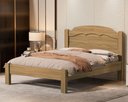Ver imagem 5 de Cama Casal Lais 100% Mdf para Colchão -super Reforçada - Basoto C/ Colchão Gazin D23:nature