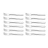 Jogo 12 Garfos de Mesa 18cm Aço Inox Brinox Siena Talheres Cozinha Refeições Mesa Posta - 1